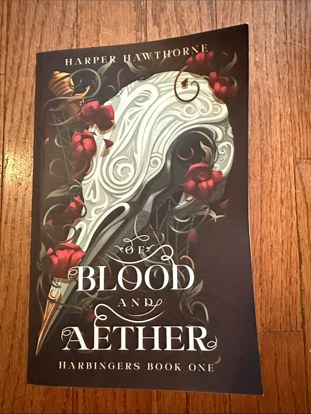 Blood and Aether Art Print - Black & Red Cover